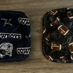 Dallas Cowboys Themed Quilted Bowl Cozy Set of 2